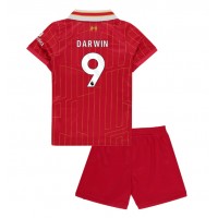 Camiseta Liverpool Darwin Nunez #9 Primera Equipación para niños 2024-25 manga corta (+ pantalones cortos)